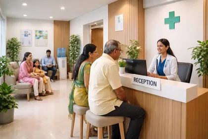 Modern clinic dashboard